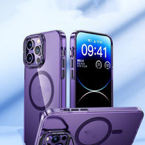 Luxury Magnetic iPhone Case with Lens Protector & Wireless Charging